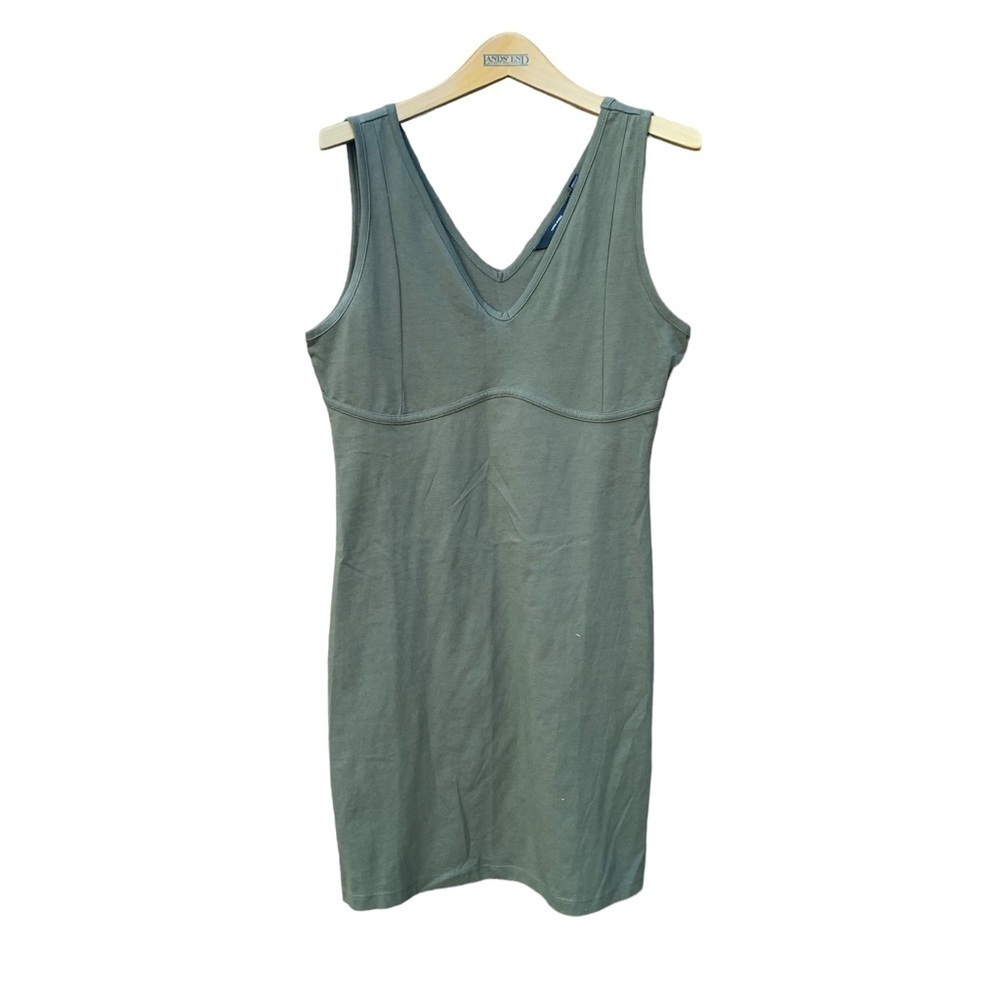 VETO Moda women's medium green v-neck dress